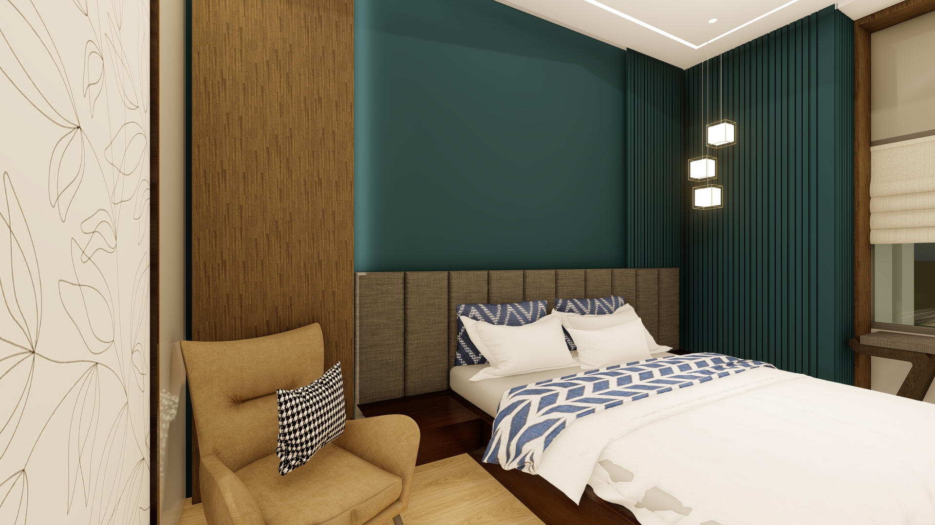 Interior de un
                                                        living